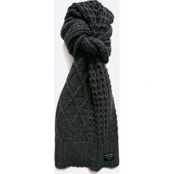 Jack & Jones - Szalik. Czarne szaliki męskie Jack & Jones, z dzianiny. W wyprzedaży za 79.90 zł.