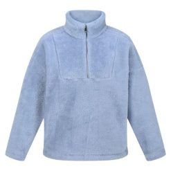 Bluza Typu Polar Damska Zeeke Puszysta. Niebieskie bluzy sportowe damskie Regatta, xl, bez wzorów, z polaru, bez kaptura, trekkingowe. Za 81.99 zł.