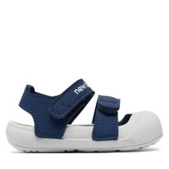 Sandały New Balance. Niebieskie sandały chłopięce New Balance, bez zapięcia. Za 129.99 zł.