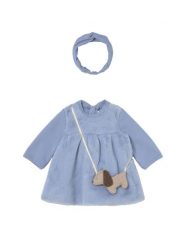 Mayoral Sukienka codzienna 2823 Niebieski Regular Fit. Niebieskie sukienki dla dziewczynek Mayoral, bez wzorów, z syntetyku, bez ramiączek. Za 119.99 zł.
