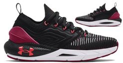 Buty do biegania damskie Under Armour Hovr Phantom 2 INKNT. Czarne obuwie sportowe damskie Under Armour, bez wzorów, z dzianiny, do biegania. Za 524.99 zł.