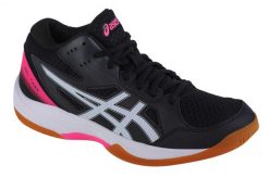 Buty do siatkówki damskie, ASICS Gel-Task MT 3. Czarne obuwie sportowe damskie Asics, bez wzorów, z materiału, do siatkówki. Za 605.80 zł.