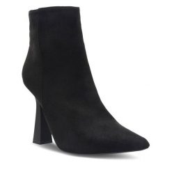 Botki Jenny Fairy. Brązowe botki damskie Jenny Fairy, bez obcasa, na słupku, bez zapięcia. Za 111.99 zł.