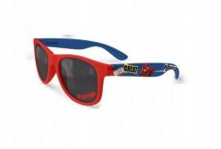 Okulary przeciwsłoneczne Spiderman dla dzieci UV 400 czerwono - niebieskie. Czerwone okulary przeciwsłoneczne dla dzieci Grajlandia. Za 24.00 zł.
