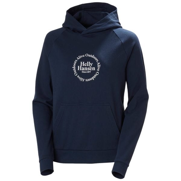 Bluza damska Helly Hansen Core Graphic. Niebieskie bluzy damskie Helly Hansen, bez wzorów, bez kaptura. Za 342.50 zł.
