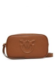 PINKO Torebka Pelle Bottalata AI 25-26 PCPL 105354 A29Q Brązowy. Brązowe listonoszki damskie Pinko, bez wzorów, ze skóry, bez dodatków. Za 789.99 zł.