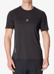 Koszulka szybkoschnąca Houdini Pace Air Message Tee. Czarne koszulki sportowe męskie Houdini, l, bez wzorów, z dzianiny, bez kołnierzyka, bez ramiączek, do biegania. Za 307.99 zł.
