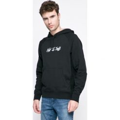 Nike Sportswear - Bluza. Czarne bluzy męskie Nike Sportswear, z aplikacjami, z bawełny. W wyprzedaży za 269.90 zł.
