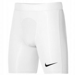 Spodenki termoaktywne do piłki nożnej męskie Nike Strike. Białe krótkie spodenki sportowe męskie Nike, m, bez wzorów, do piłki nożnej. Za 125.30 zł.