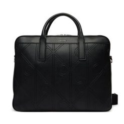 Torba na laptopa Calvin Klein. Czarne torby na laptopa męskie Calvin Klein, bez wzorów. Za 649.99 zł.