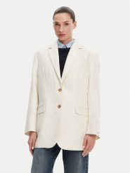 Tommy Hilfiger Marynarka WW0WW46167 Beżowy Relaxed Fit. Brązowe żakiety damskie Tommy Hilfiger, bez wzorów, z wiskozy. Za 949.99 zł.