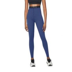 Damskie legginsy termoaktywne ze 100% wełny merynosów - Bjork 210. Niebieskie bielizna termoaktywna damska FJORK MERINO, s, bez wzorów, z materiału, bez ramiączek, długie. Za 479.00 zł.