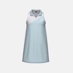SPIRIT Dziewczęca Sukienka Tenisowa. Niebieskie sukienki dla dziewczynek Head, bez wzorów, z dzianiny, eleganckie, bez ramiączek. Za 340.00 zł.