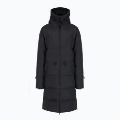 Płaszcz ocieplany damski Ravina KADVA ECO. Czarne płaszcze damskie KADVA, na jesień, xs, bez wzorów, z materiału, klasyczne, bez kaptura. Za 409.99 zł.
