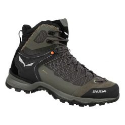 Buty trekkingowe Salewa MS MTN Trainer Lite Mid GTX. Niebieskie trekkingi męskie Salewa, na zimę, trekkingowe, gore-tex. Za 875.50 zł.