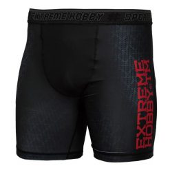 Spodenki Vale Tudo do MMA męskie EXTREME HOBBY BLACK ARMOUR. Czarne krótkie spodenki sportowe męskie EXTREME HOBBY, m, bez wzorów, z elastanu. Za 179.00 zł.