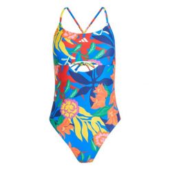 Damski kostium kąpielowy 1-częściowy adidas Mexicana Florals. Białe kostiumy jednoczęściowe damskie Adidas, uniwersalny, bez wzorów, z elastanu, eleganckie, do pływania. Za 237.80 zł.