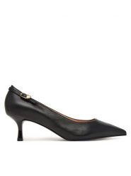LOVE MOSCHINO Szpilki JA10176G1PIA0000 Czarny. Czarne szpilki damskie Love Moschino, bez wzorów, ze skóry, bez obcasa, bez zapięcia. Za 949.99 zł.