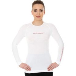Brubeck Koszulka damska 3D Run PRO z długim rękawem biała r. XL (LS13140). Koszulki sportowe damskie marki Brubeck. Za 84.99 zł.