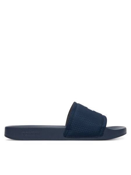 Tommy Jeans Klapki Tjm Pool Slide EM0EM01673 Granatowy. Niebieskie klapki męskie Tommy Jeans, z jeansu. Za 159.99 zł.
