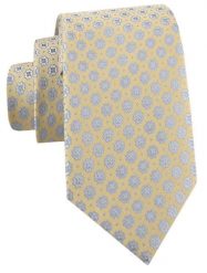 Krawat Męski - Bladożółty w Groszki - Alties. Żółte krawaty i muchy Alties, bez wzorów, z tkaniny, eleganckie. Za 55.00 zł.