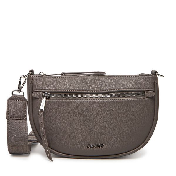 Torebka JENNY. Szare listonoszki damskie Jenny, bez wzorów, bez dodatków. Za 129.99 zł.