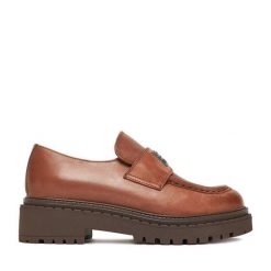 Loafersy G-Star Raw. Brązowe mokasyny damskie G-Star Raw, retro. Za 319.99 zł.