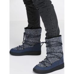 Granatowe Śniegowce The Moon. Śniegowce i trapery damskie marki Born2be. Za 89.99 zł.