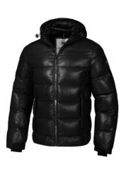 Kurtka zimowa męska Pitbull z kapturem Pepperwood. Czarne kurtki męskie PITBULL, na zimę, m, z aplikacjami, z materiału, z kapturem. Za 449.00 zł.