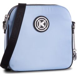 Torebka KAZAR - 27736-KK-85 Light Blue. Niebieskie listonoszki damskie Kazar, z materiału. W wyprzedaży za 279.00 zł.