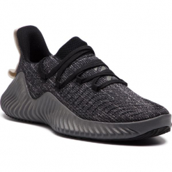 Buty adidas - Alphabounce Trainer W D96710 Cblack/Grefou/Rawwht. Szare obuwie sportowe damskie Adidas, z materiału. Za 399.00 zł.