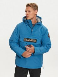 Napapijri Kurtka anorak Rainforest Winter 3 NP0A4GMC Niebieski Regular Fit. Niebieskie kurtki męskie Napapijri, m, bez wzorów, z syntetyku, bez kaptura. Za 817.03 zł.