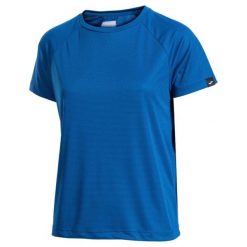 Koszulka do biegania damska Joma R-Night Iconic. Niebieskie koszulki sportowe damskie Joma, s, bez wzorów, bez kołnierzyka, bez ramiączek, do biegania. Za 129.99 zł.