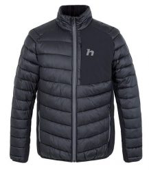 Kurtka puchowa Hannah Revel II. Czarne kurtki snowboardowe męskie Hannah, m, bez wzorów, z materiału, bez kaptura, narciarskie. Za 750.60 zł.