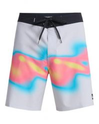 Szorty plażowe dla Mężczyzn SURFSILK STRAIGHT 18" Szary. Szare szorty męskie Quiksilver, l, bez wzorów, z elastanu. Za 195.99 zł.
