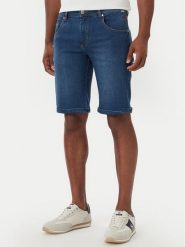 Beverly Hills Polo Club Szorty jeansowe P-SS26M-BJ494360 Niebieski Regular Fit. Niebieskie szorty męskie Beverly Hills Polo Club, m, bez wzorów, z bawełny. Za 211.99 zł.