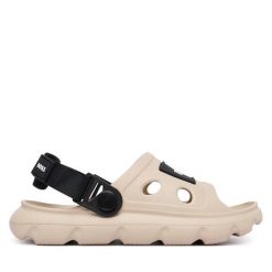 Sandały BOSS. Brązowe sandały chłopięce Boss, bez zapięcia. Za 128.99 zł.