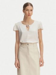 Rinascimento Bluzka CFC0127852003 Beżowy Regular Fit. Brązowe bluzki damskie Rinascimento, l, bez wzorów, z syntetyku, bez kołnierzyka, bez ramiączek. Za 399.99 zł.