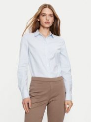 Fransa Koszula 20608315 Błękitny Regular Fit. Niebieskie bluzki damskie Fransa, m, bez wzorów, z bawełny, bez kołnierzyka, bez ramiączek. Za 189.99 zł.