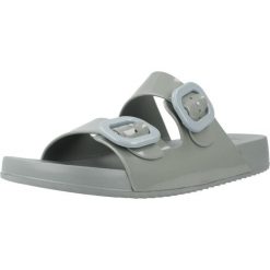 Sandały IGOR S10334 Zielony. Zielone sandały damskie Igor, bez wzorów, z gumy, bez obcasa, bez zapięcia. Za 179.99 zł.