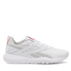 Buty na siłownię Reebok. Białe obuwie sportowe damskie Reebok, bez wzorów, na fitness i siłownię. Za 249.99 zł.