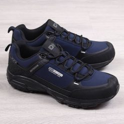 Buty sportowe trekkingowe wodoodporne granatowe DK 1096. Trekkingi męskie DK. Za 259.99 zł.