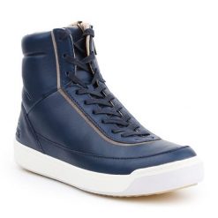 Buty Lacoste Explorateur W 7-32CAW0118003 niebieskie. Niebieskie obuwie sportowe damskie bez wzorów, z gumy, Lacoste Explorateur. Za 650.14 zł.