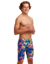 Kąpielówki spodenki na basen chłopięce Funky Trunks Jammers. Kąpielówki dla chłopców FUNKY TRUNKS, bez wzorów, z materiału, wakacyjne. Za 180.99 zł.