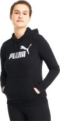 Puma Bluza damska Puma Essentials Hoodie TR Czarna (58679101) r. XS. Czarne bluzy damskie Puma, xs, bez wzorów, bez kaptura. Za 149.99 zł.