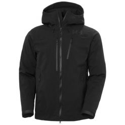 Kurtka narciarska Helly Hansen Odin Infinity 2.0. Czarne kurtki męskie Helly Hansen, na zimę, m, bez wzorów, narciarskie. W wyprzedaży za 2,742.50 zł.