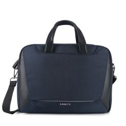 Torba na laptopa Lanetti. Niebieskie torby na laptopa męskie Lanetti, bez wzorów. Za 199.99 zł.