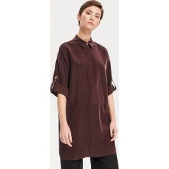 Wiskozowa tunika - Khaki. Tuniki damskie marki Reserved. Za 119.99 zł.