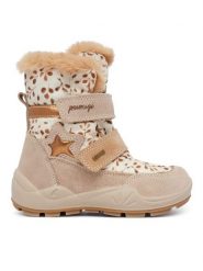 Primigi Śniegowce GORE-TEX 2379155 M Beżowy. Brązowe śniegowce dziewczęce Primigi, z gore-texu, bez zapięcia. Za 399.99 zł.
