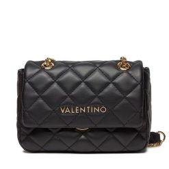 Torebka Valentino. Czarne torebki do ręki damskie Valentino, bez wzorów, wizytowe, bez dodatków. Za 379.99 zł.